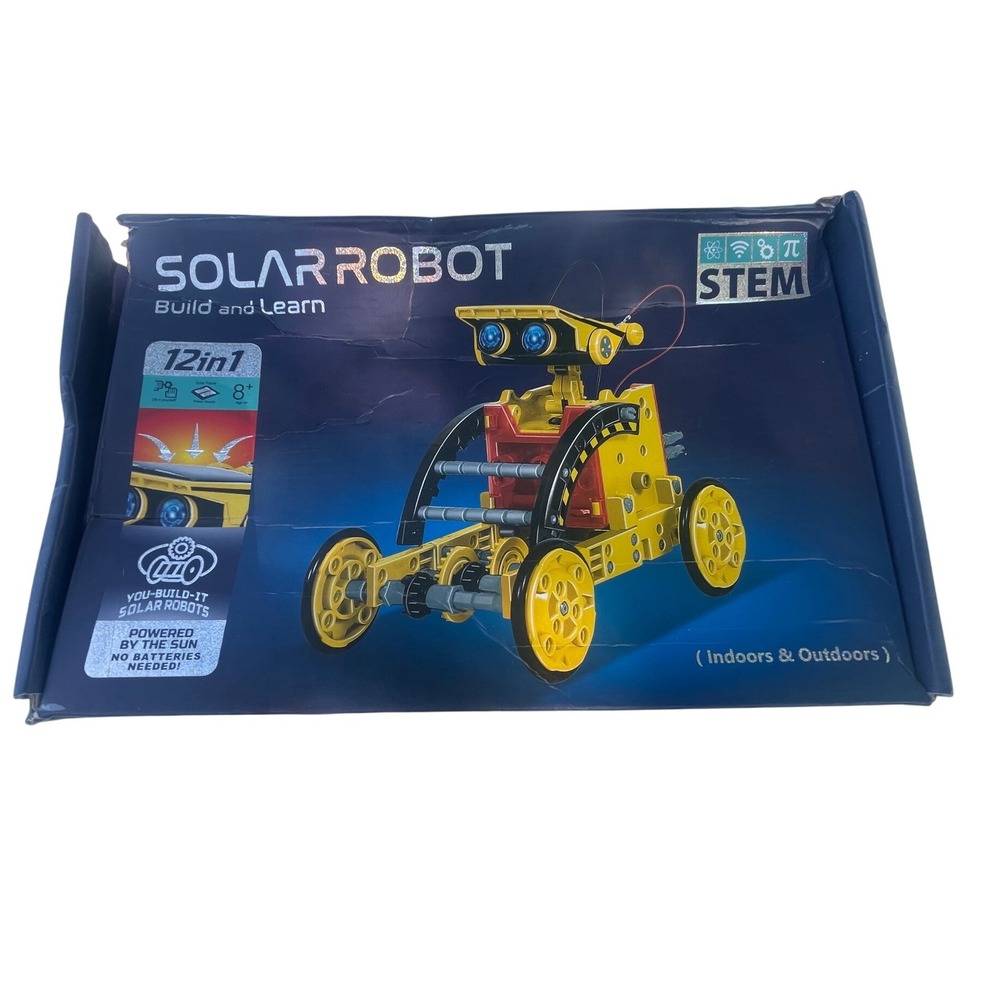 Solar Robot STEM Kit 12 in 1 Build and Learn Science Toy Kids‎ Gift